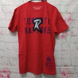Mitchell & Ness 1st letter stacked graphic Tshirt Toronto Raptors size M